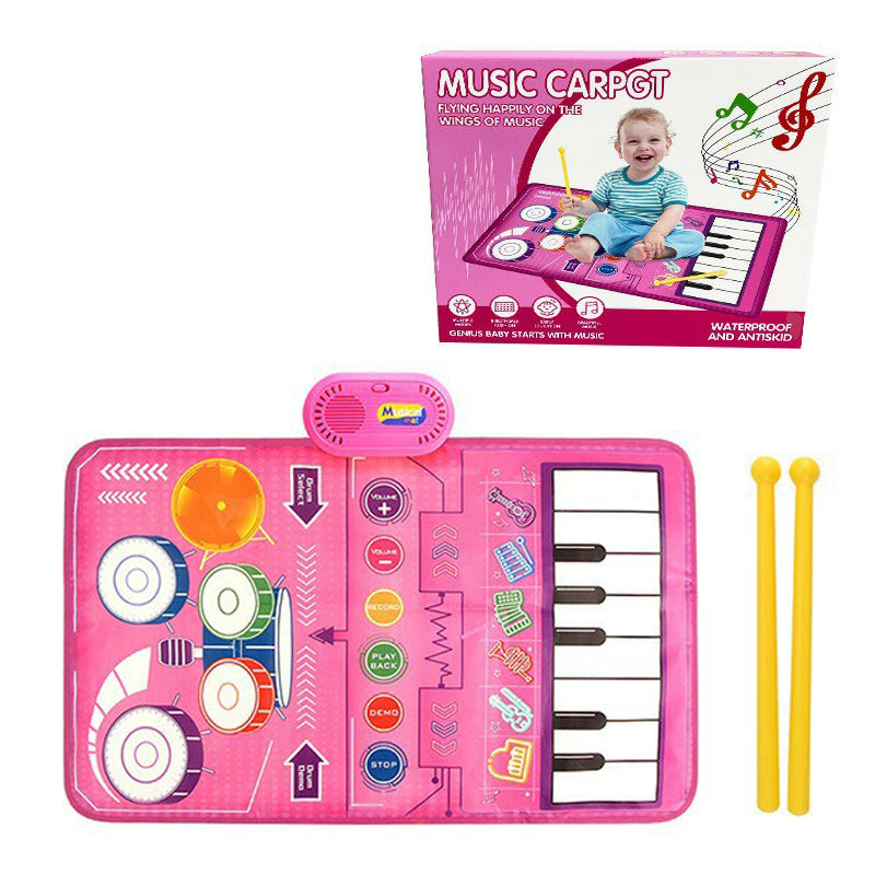 CP5929 Early Educational Toy Toddler Kid Piano Keyboard Drum Play Mat Music Blanket Baby Gift CP5929 Early Educational Toy Toddler Kid Piano Keyboard Drum Play Mat Music Blanket Baby Gift